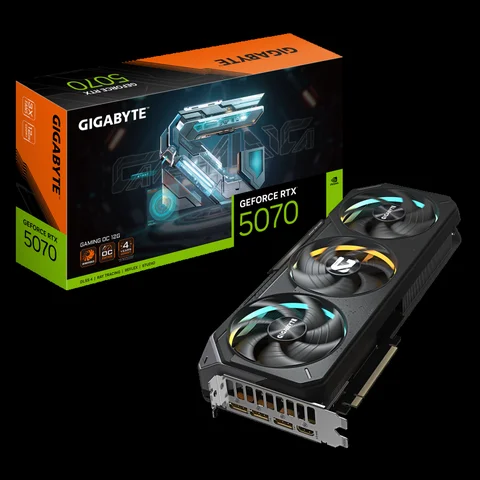 GPU Gigabyte Gaming RTX 5070 OC - 12GB GDDR7, DLSS4, RayTracing, Reflex 2