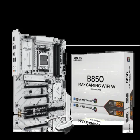 Motherboard ASUS B850 Max Gaming WiFi W – AM5, DDR5