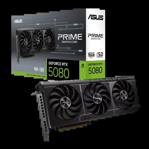GPU ASUS Prime GeForce RTX 5080 - 16GB GDDR7, DLSS 4, RayTracing, Reflex