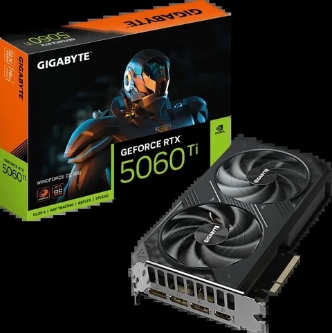 GPU Gigabyte Windforce RTX 5060 Ti – 16GB GDDR7, DLSS4, RayTracing, Reflex 2