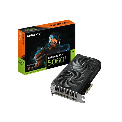 GPU Gigabyte Windforce RTX 5060 Ti – 8GB GDDR7, DLSS4, RayTracing, Reflex 2