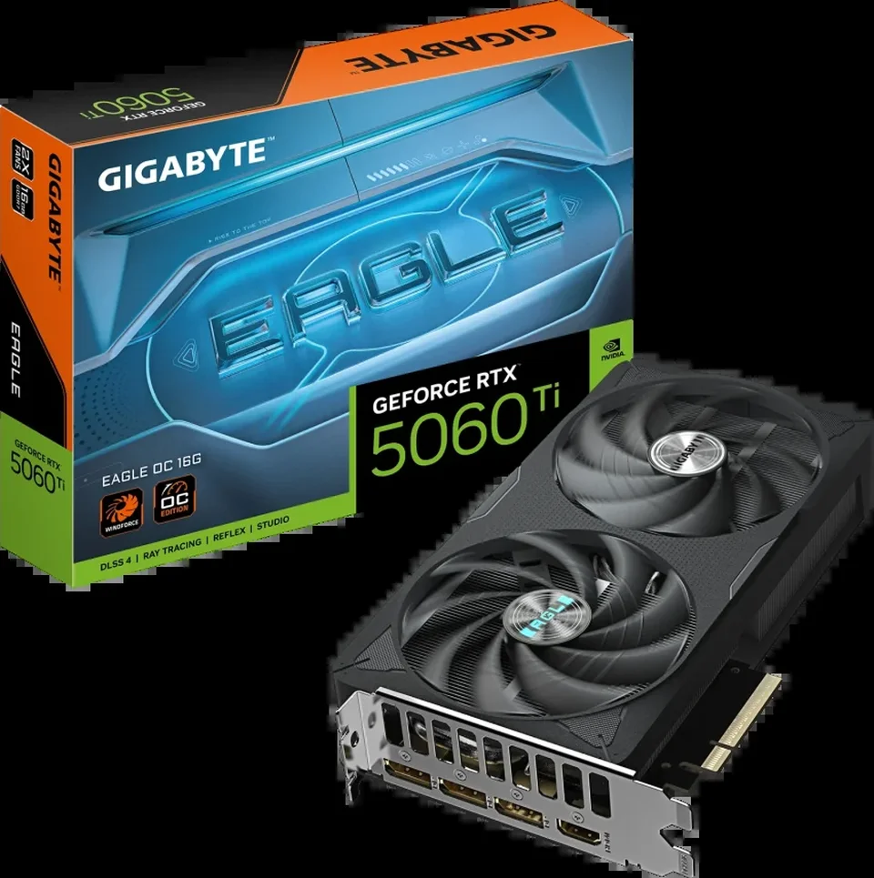 GPU Gigabyte Eagle RTX 5060Ti – 16GB GDDR7, DLSS4, RayTracing, Reflex 2