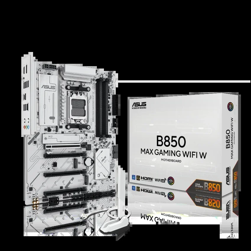 Motherboard ASUS B850 Max Gaming WiFi W – AM5, DDR5